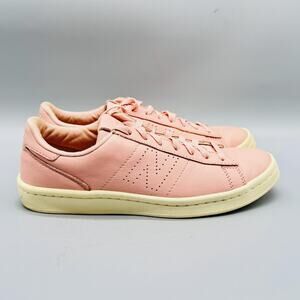 New Balance x J Crew Shoes Womens 7.5 Pink Leather 791 Low Top Court Sneakers